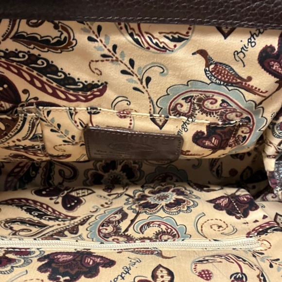 Brighton Dark Brown Leather Satchel - Picture 2 of 2